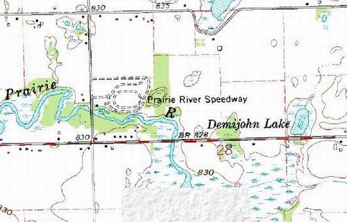 Prairie River Speedway - Topo (newer photo)